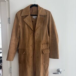 Le Chateau Brown Trench Coat